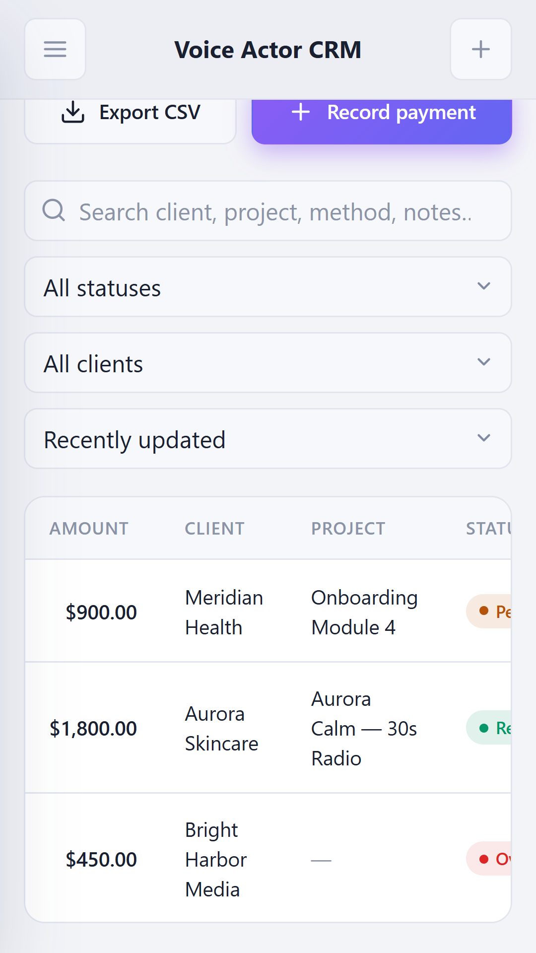 Payments on Android